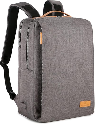 Laptoprugzak 15,6 inch met USB-oplaadpoort, waterdicht, ideaal voor dagelijks gebruik, reizen of werken