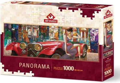 Panorama Legpuzzel - Ontspannende Hobby - Vrije Tijd - 1000 Stukjes - 10 x 50 cm