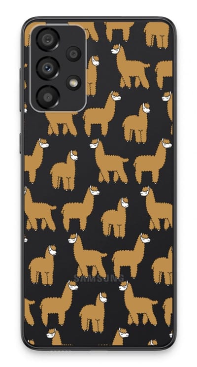 Case Company® - Hoesje geschikt voor Samsung Galaxy A33 5G hoesje - Alpacas - Soft Cover Telefoonhoesje - Bescherming aan alle Kanten en Schermrand