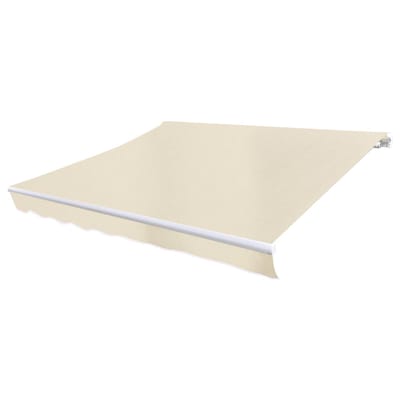vidaXL - Vervangingsdoek - voor - luifel - 400x300 - cm - polyester - crèmekleurig