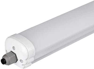 LED diffuser licht vochtbestendig licht garage licht hal licht plafondlamp, wit kunststof, waterstraal-beschermd, 18W 2160lm 4000K neutraal wit, L 60 cm