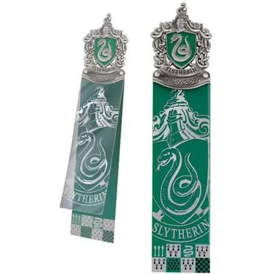 The Noble Collection Harry Potter Boekenlegger Slytherin Groen