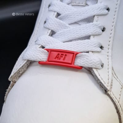 Beste Veters - Schoenaccessoires - Airforce gesp - Veter gesp - Air force 1- Schoenaccessoires rood - Af1 rood - Kado-AF1-Valentijn