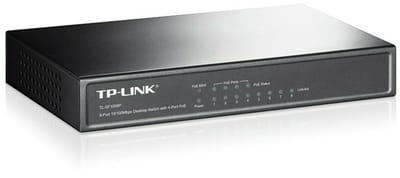 TP-LINK TL-SF1008P V5 TL-SF1008P V5 Netwerk switch 8 poorten 10 / 100 MBit/s PoE-functie