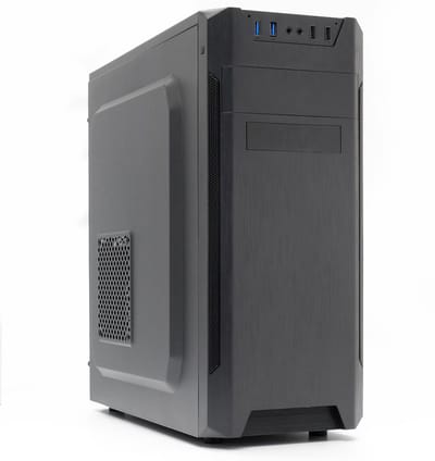 ATX Midi-Tower PC Behuizing - 2*USB2.0/ 2*USB3.0 - Zwart