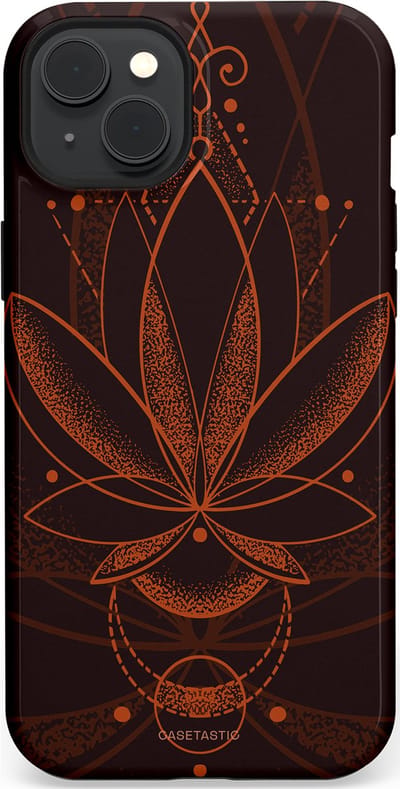 Casetastic Hoesje Geschikt voor Apple iPhone 15 Plus Magsafe - Stijlvolle Beschermende Duo-layer Case - Lotus Groei