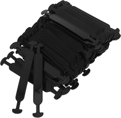 Plastic Doosgrepen - Draagriemen Verpakking - Dozen Verplaatsen - Ergonomisch Comfort - 100 Stuks - Zwart