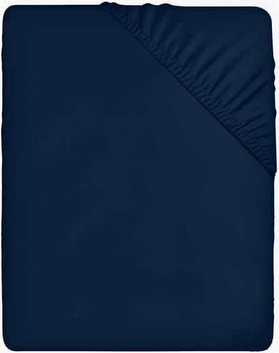 Famanu Bedding Hoeslaken, 35 cm Diepe, Eenvoudig onderhoud Zachte Geborstelde Microvezel Stof, Krimp en Vervaagt Bestendig (160 x 200 x 35 cm, Marineblauw)