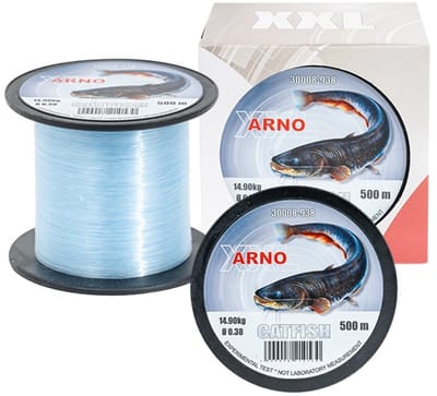 Vislijn - Arno XXL - 500 meter - 0.40mm - 16.6kg - Nylon lijn - Meerval Lijn - Blauw