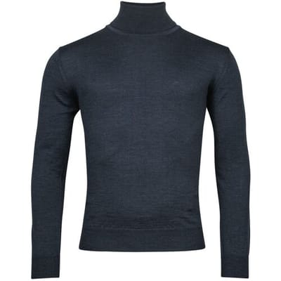 Baileys Trui Rollneck Merino Single Knit Denim Blue / male