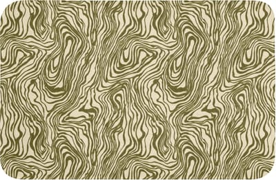WC mat 60x40 cm - Antislip - Abstract - Marmer - Groen - Toiletmat - Vloermat - Douchemat - Toilet tapijt - Toiletmatten