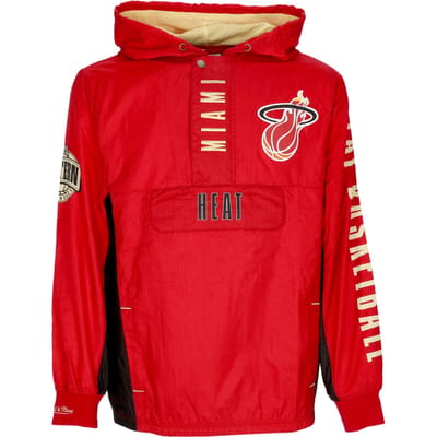 Afneembare windjack voor heren Nba Team Og 2.0 anorak windjack Vintage logo Miahea originele teamkleuren