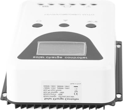 Solar Laadregelaar - Zonnecontroller PWM - Energie Beheer - Geavanceerde Systeembeveiliging - 100A - Geel