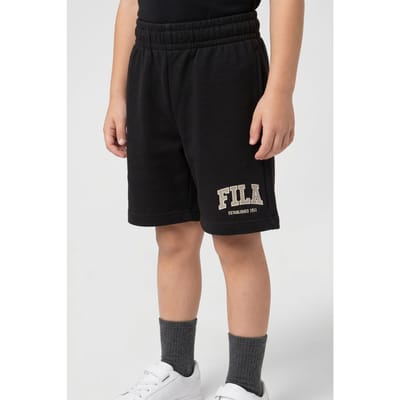 FILA Rifredi Regular Graphic Sweat Shorts Black Taglia: 86/92 | Pantaloni Outlet | kids | Nero