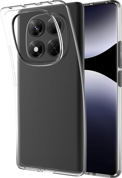 Just in Case hoesje geschikt voor Xiaomi Poco X7 Hoesje Siliconen - Flexibele Case - Transparant