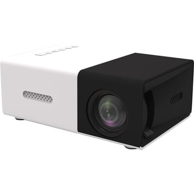 Miniprojector Audio HD USB Miniprojector Ondersteuning 1080P Home Media Player Home Theater Cinema EU plug