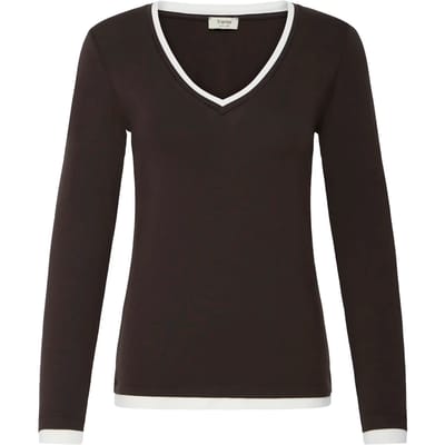 Dames-T-shirt met lange mouwen fransa Frastra