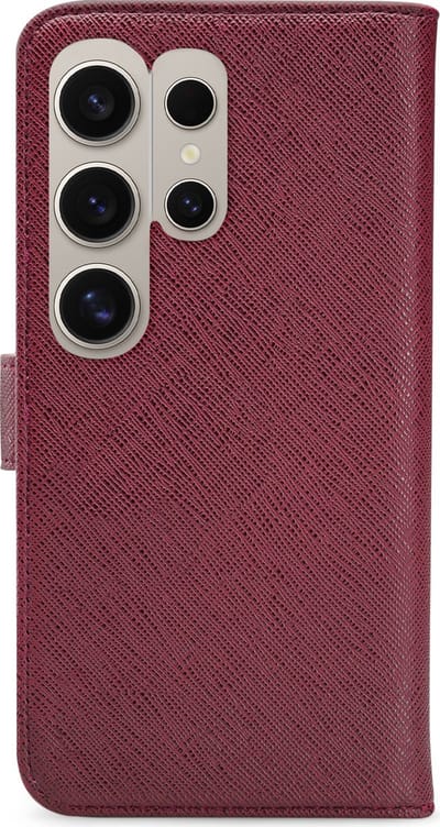 My Style Telefoonhoesje geschikt voor Samsung Galaxy S24 Ultra Hoesje | My Style Flex Wallet Bookcase Portemonnee | Pasjeshouder voor 3 Pasjes | Telefoonhoesje voor Pinpas / OV Kaart / Rijbewijs - Bordeaux | Bordeaux rood