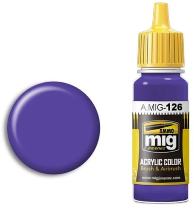 AMMO by Mig Jimenez Hobbyverf Acrylverf - MIG 0126 Violet - Acryl Verf flesje - 17 ml
