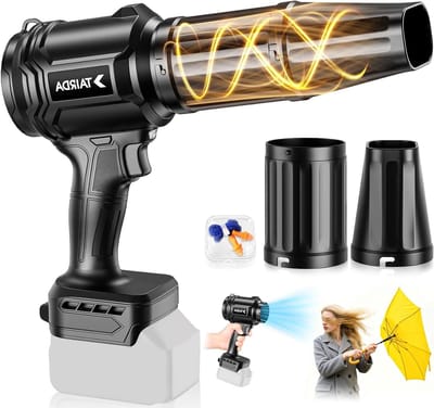 Draadloze Bladblazer - Mini Turbostraal - Tuin Schoonmaken - Borstelloze Motor - 0.7 kg Lichtgewicht - Zwart