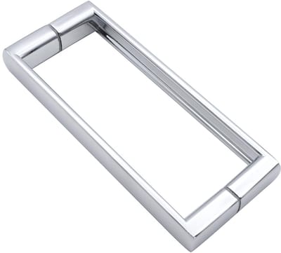 Dailygoody - Douche Deurklink - Massief Zinklegering - Voor Eenvoudige Installatie - Chroom - Glazen Douchewand - Geschikt voor Douchecabine - 156mm L...