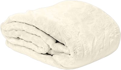 Zydante Pluche Plaid - Dekentje - Cozy Bliss Luxury Milky - Créme / 200x150 cm