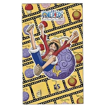 Duurzaam 1 stuks Officiële ONE PIECE Duivelsvrucht Gebruiker Badge Blind Box — bevat een geheime variant een verzamelbaar decoratief display cadeau beige