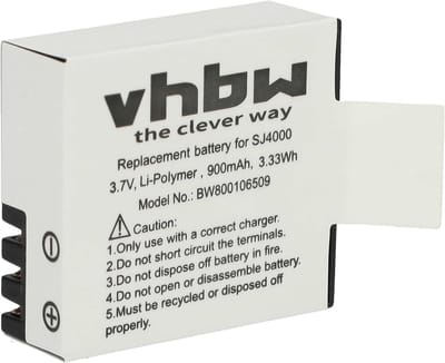 Reservebatterij Camcorder - Wisselaccu Oplaadbaar - Video Opnemen - Kortsluiting Oververhitting Bescherming - 900mAh 37V - Zwart