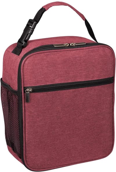 Geïsoleerde tas - 22 * 11 * 26CM - 6L - draagbare verticale geïsoleerde tas - draagbare picknicklunchtas voor buiten - lunchtas - kinderlunchbox - lekvrij - draagbare geïsoleerde lunchbox - geschikt voor school, kamperen, wandelen