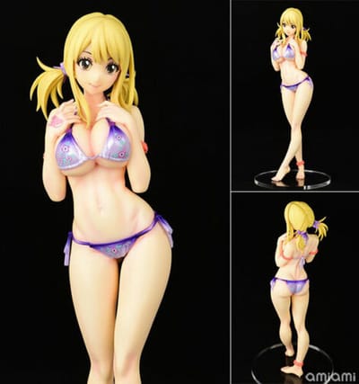 Fairy Tail PVC Statue 1/6 Lucy Heartfilia Swimsuit Pure in Heart Twin Tail Ver. 27 cm