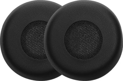kwmobile 2x oorkussens geschikt voor Jabra Evolve 65 SE - Earpads voor koptelefoon in zwart