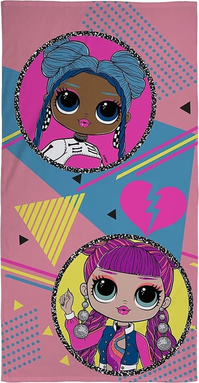 LOL Surprise - Strandlaken - 140 x 70 centimeter - L.O.L. Surprise! - Handdoek - 100% katoen