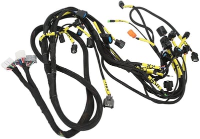 Motor Kabelboom - Bedradingsset Motor - Motoronderhoud - Flexibele Isolatie - 42x16x8 cm - Zwart