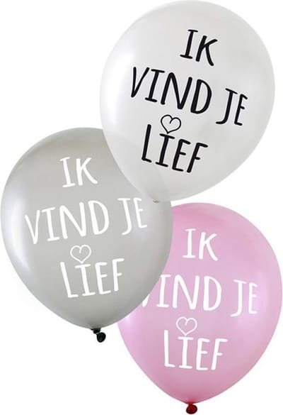 Ballon 6 x metallic 14 inch 3 ass Ik vind je