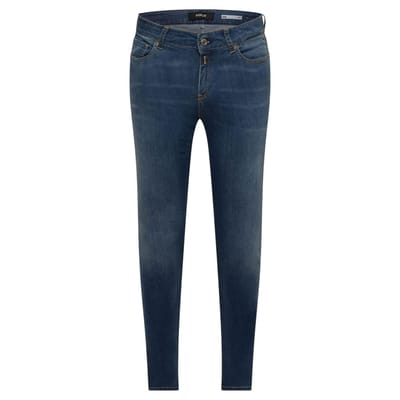 Replay Anbass katoenen slim-fit jeans voor dames (Blauw)