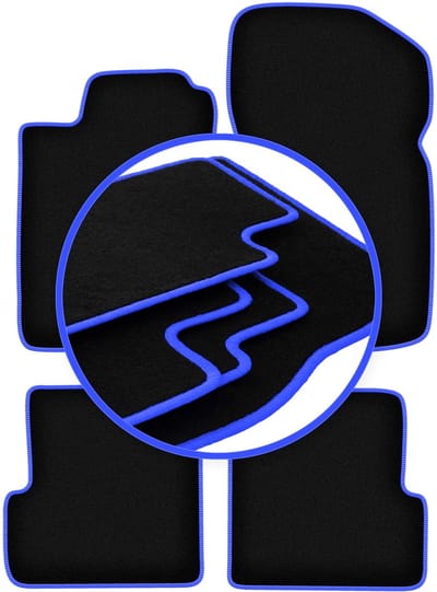 CARLUX-BLUE automatten voor: Renault Megane I cabrio, coupé (1995-2002)