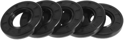 Dubbele Lip Olieafdichting met Roterende Veerstalen Afdichtingsring 24x47x7mm - Rubber NBR voor Hoge Druk, Set van 5 Stuks voor Diverse Toepassingen