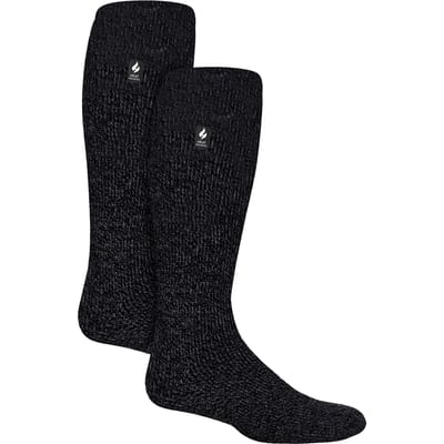 2-Pack Heren Extra Lange Kniehoge Skisokken