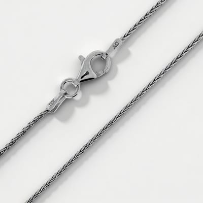Cavill - Zilveren Ketting 925 Sterling Zilver - Gevlochten Design - Klassiek, Elegant, Duurzaam - 90 cm - 5,17 g - Dames Sieraad