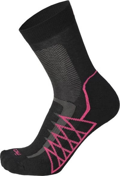 Mico - Medium Weight Hike Crew Socks - Zwart -S