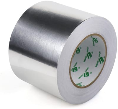 Aluminium Plakband 100mm x 50m, Waterdichte en Hittebestendige Tape voor Sealing, Repareren en Isoleren