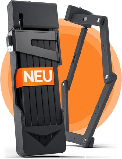 Vouwslot - Slot voor Electrische Fietsen en Fatbike - Fietsslot - Voor elk type Fiets - Met Houder