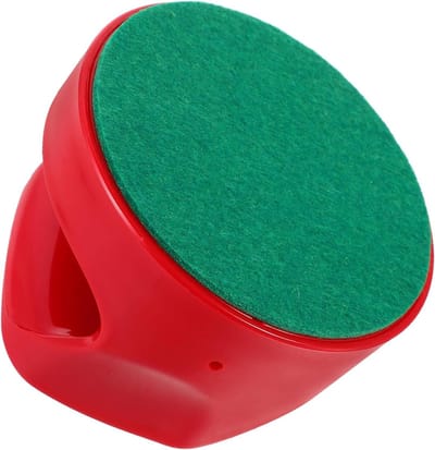 Airhockey Handvatten - Hockey Accessoires - Tafelspel Spelen - Ergonomisch Ontwerp - 10 x 10 x 7 cm - Rood