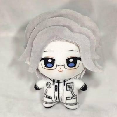 10cm Honderd Lijnen Pluche Pop Hanger Spel Eito Aotuki Pluche Cosplay Katoen Speelgoed Fan Verjaardag Vakantie Cadeau Varka Pluche Verzamelen 10cm