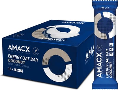 Amacx Energy Oat Bar - Energie Reep - Energy Bar - Coconut - 12 pack