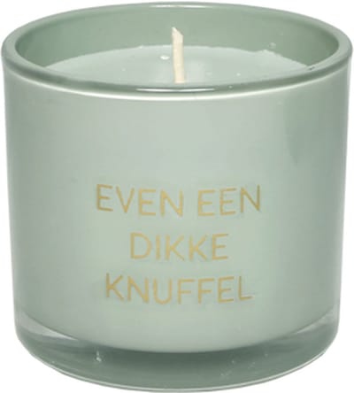 MY FLAME - Sojakaars - Even een dikke knuffel - Minty Bamboo - groen - 30 branduren