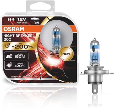 Krachtige H4 Halogeen Koplampen +200% Helderheid 12V Auto Duo Set