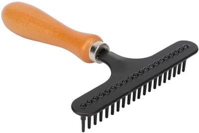 Dailygoods- Huisdierborstel Effectieve Ontharing - Tapijtreinigingshark - Draagbaar - Handgreep - Verbeterd Uiterlijk Tapijten