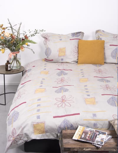 Dreamhouse Dekbedovertrekset Belford Grijs Satijn 140x200/220 cm