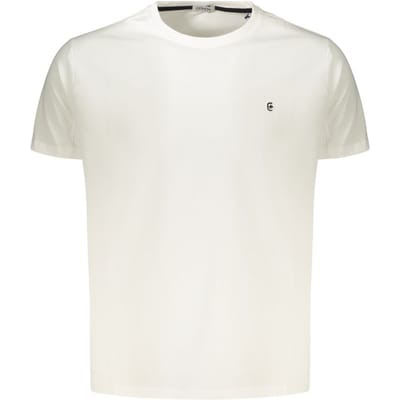 Coveri Moving Bianco Katoenen Mannen T-Shirt